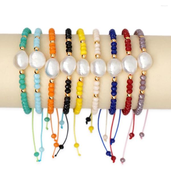 Bracelets de liaison go2boho bracelet de perles d'eau douce pour femmes bijoux d'amitié tendance 2024