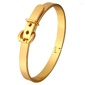 Bracelets de liaison Gold / Silver Color Glossy Baille Boucle Bracelet Party Birthday