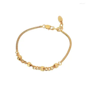 Bracelets de liaison bracelet vintage Golden Ins Conception d'intérêt spécial Small Raist High Sense Perles pour femmes