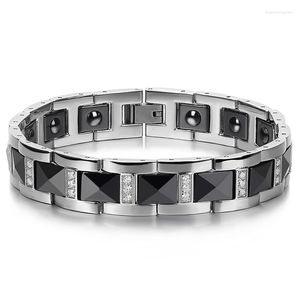 Link armbanden hao shi keramische mannen magneet armband mode -armband bio sieraden