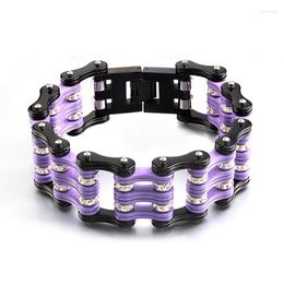 Lien Bracelets Santé Bracelet Magnétique Énergie Infrarouge Lointain Style Positif En Acier Inoxydable