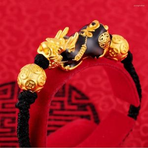 Link Armbanden Hallo Unisex Temperatuur Transformeren PI Xiu Armband 24k Gouden Ketting Hand Party Vriend Verjaardagscadeau Vaderdag Fijne Sieraden