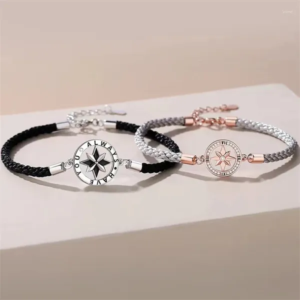 Bracelets à maillons Corée Anis Star 925 Argent Sterling Hypoallergénique Ne se Décolore Pas Couple Bracelet Niche Exquis Cadeau de Saint Valentin Vacances