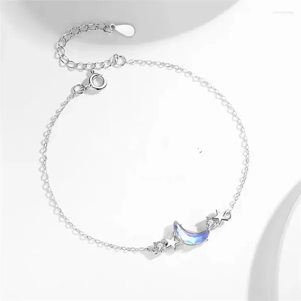 Bracelets de liaison Beau bracelet de bracelet en cristal étoile de lune pour les femmes bijoux de mariage bijoux de bijoux de bijoux SL090