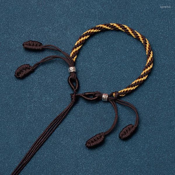 Bracelets à maillons pour hommes et femmes, bijoux et accessoires de luxe de qualité, Vintage, lanière perlée réglable à la main