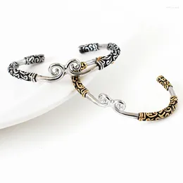 Link armbanden heren roestvrijstalen titanium open armband sieraden punk mode accessoires Noordse dames polsbandje