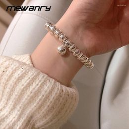 Link armbanden Mewanry Ball kralen Bracelet voor vrouwen prachtige geometrische zomer chic glad temperament verjaardag sieraden geschenken groothandel