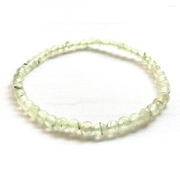Bracelets à maillons MG0105, vente en gros, Bracelet en préhnite naturelle de qualité 4 MM, Mini bijoux en pierres précieuses pour femmes, vente en gros