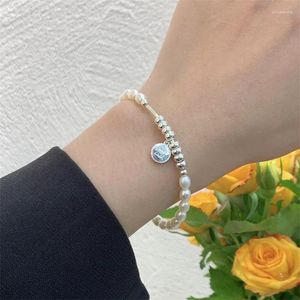 Pulseras de eslabones Mini pulsera de cuentas Buena suerte Cadena colgante 925 Joyería de plata para mujeres de moda Damas Fiesta de cumpleaños Regalos Accesorios 2022