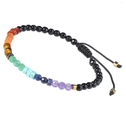 Bracelets à maillons Code Morse, Bracelet de perles en pierre de cristal d'amour réglable, Chakra de guérison Reiki, bijoux spirituels pour femmes et hommes