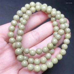 Bracelets à maillons Bracelet en agate d'Alashan d'avocat naturel, pierre précieuse de guérison en cristal pour femmes Fengshui, cadeau d'anniversaire pour amoureux, 1 pièces 6.7MM