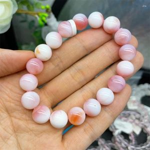 Link Armbanden Natuurlijke Melkachtige Yanyuan Agaat Armband Mode Genezing Gepersonaliseerd Voor Mannen Vrouwen Edelsteen Sieraden Liefhebbers Cadeau 1pcs 11MM