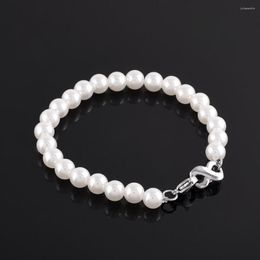 Pulseras de eslabones, pulsera de cremación con cuentas de perlas para cenizas, brazalete de urna de recuerdo con soporte infinito, joyería conmemorativa, abalorio para mujer