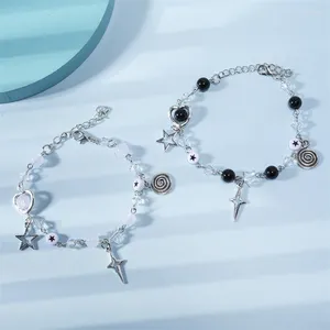 Link Armbanden Sansango Mode Ster Hart Charms Armband Kralen Bijpassende Ketting Verstelbare Vrienden Sieraden Cadeau