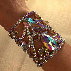 Link Bracelets Stonefans colorido Cristal Belly Dance Dance Accesorios de mano