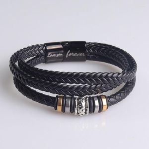 Koppel armbanden aan mijn kleinzoon gevlochten lederen armband handgemaakte touwarmband cadeau