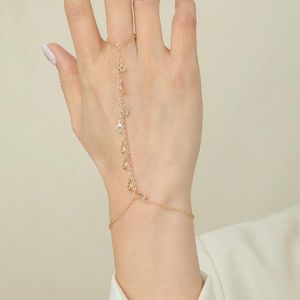 Link armbanden Todorova Exquise zirkoon hanger vingerringen voor vrouwen Boho verbonden hand harnas bruiloft sieraden cadeau