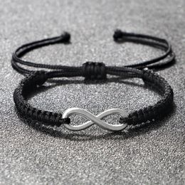 Link Armbanden trendy creatieve armband voor vrouwelijke mannen Lucky Red Thread String Pols Keten Verstelbare charme Infinity Yoga sieraden Gift