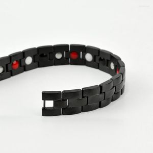 Link Armbanden groothandel vallende roestvrijstalen gezondheid magnetische armband exclusieve sieraden cadeau titanium