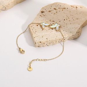 Bracelets à maillons pour femmes, avec pendentif, décor, cadeau pour petite amie, femme, mère, bijoux personnalisés pour fête