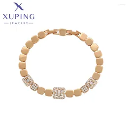 Link Armbanden Xuping Sieraden Collectie Fashion Charm Wit Verguld Voor Vrouwen Meisje S00161598