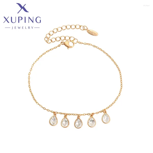 Pulseras de enlace Pulsera de cristal de gota de agua de joyas xuping para mujeres x000672707