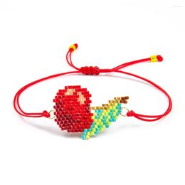 Link Armbanden Yastyt Miyuki Handmade Red Cord Delilca zaad kralen kersen sieraden armband met meerdere kleurendraad pulsera de hilo