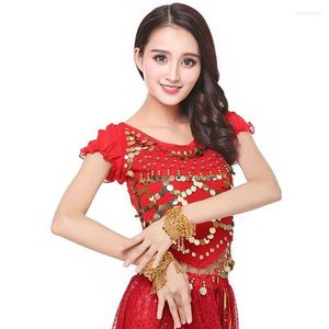 Link Chain 1pcs Belly Dance Performance Metal Arm Bell Polsband Bracelet Accessoires Ornament Hoge kwaliteit INTE22