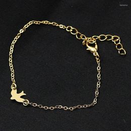 Link Chain Baby Bird Friendship armband Swallow Ladies Temperament metaal sieraden geschenken voor vrouwen Kent22