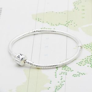 Chaîne de liaison Basic DIY Bracelet Silver Color Serpentine Spian de haute qualité de nombreux design Choisissez Inte22