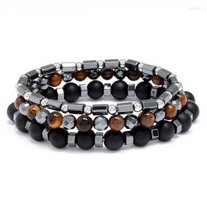 Linkketen kralen houten armbanden voor vrouwelijke sieraden armbanden charmes vrouw accessoires punk love heren geschenken 3 stks/set kent22