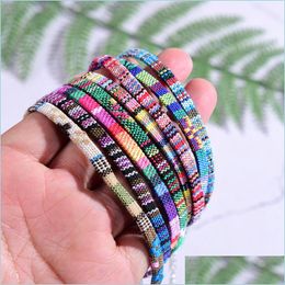 Chaîne à maillons Bracelets de cheville bohème pour hommes et femmes 2 pièces / ensemble corde à la main amitié plage bracelet pieds nus sur la chaîne de jambe 2942 Q2 Dhh7W