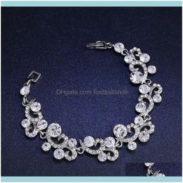 Link, kettingbarnaten sieradendesigners bruidsmeisje dames prachtige mode armband diamant hand sieraden brj93 drop levering 2021 xdqx5