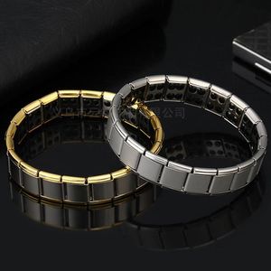 Bracelet magnétique en acier inoxydable pour femmes, chaîne à maillons, Bracelet de guérison, équilibre de santé, soins pour hommes, bijoux 178r