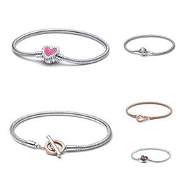 Chaîne à maillons européenne en or rose rond coeur étoile clip pavé bracelet à breloques bracelets bijoux à bricoler soi-même pour femmes hommes fille garçon NP044 G230208