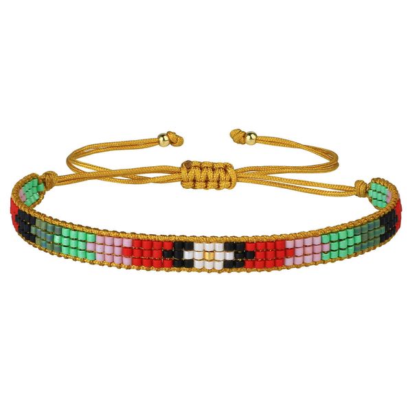 Lien Chaîne KELITCH Miyuki Rocailles Bracelets Pour Femmes Style Ethnique À La Main Tissé Bracelet Chaîne Tressée Couple Bracelets Bijoux De Mode G230222