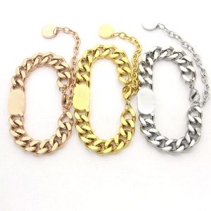 Lien, chaîne bijoux de luxe femme Bracelet 2022 mode coréenne en acier inoxydable haut du bras manchette cadeau en gros or Rose