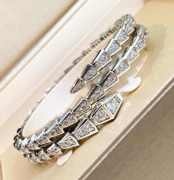 Lien, bracelet en forme de chaîne en argent sterling couleur classique mode multi-cercle charme pour bijoux pour femmes GIF5760185