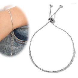 Link Chain Trendy Women Bracelet Steric Zirconia Drawring Design armbanden op handtrendketens Golden Fashion Jewelry Trum22