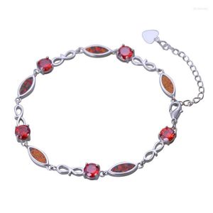 Lien chaîne prix de gros taille réglable multicolore opale beaux bracelets en zircon bijoux de haute qualité pour cadeau anniversaireLink Lars22