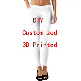Link Drop VIP Tops DIY 3D Gedrukte leggings plus US Size Workout Slim Pants Sexy Fitness 220714