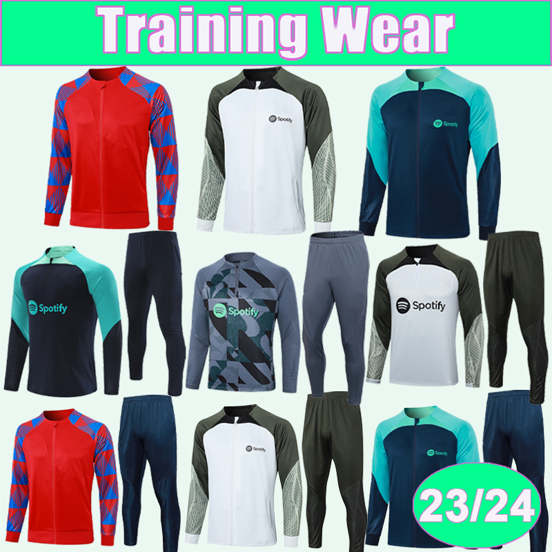 23 24 Barcelona PEDRI LEWANDOWSKI Training Wear Soccer Jerseys ANSU FATI FERRAN GAVI F. DE JONG RAPHINHA KESSIE Sweatshirt Jacket Football Shirt