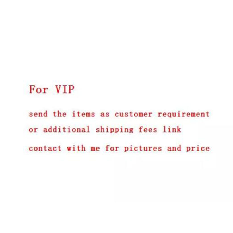 Link voor VIP --- voor de speciale items die de klant nodig heeft