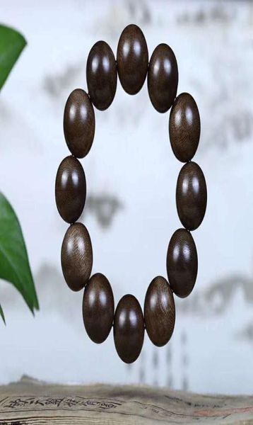 Lien Kalimantan 16 18 20 mm Boules bouddhistes Bracelet de bois d'agar7768925