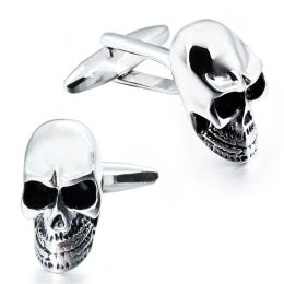 Links Hawson Nieuw Aankomst Skull Cuff Links Hoogwaardige Luxury Men Sieraden Coole en grappige manchetknopen voor feest