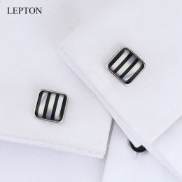 Links Lowkey Luxury Moeder van Pearl Cufflinks voor heren Lepton Jewelry Shell Cufflink Cuff Links Wedding Best Men Gift Drop verzending