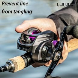 Linnhue Baitcasting Reel 63 172 1 SHAURS À HAUTE VITESSE À LONGE PRÉPENSIR LIGNE TANGLING PISCHE DU PESCA EN EAURE DROISE 240514