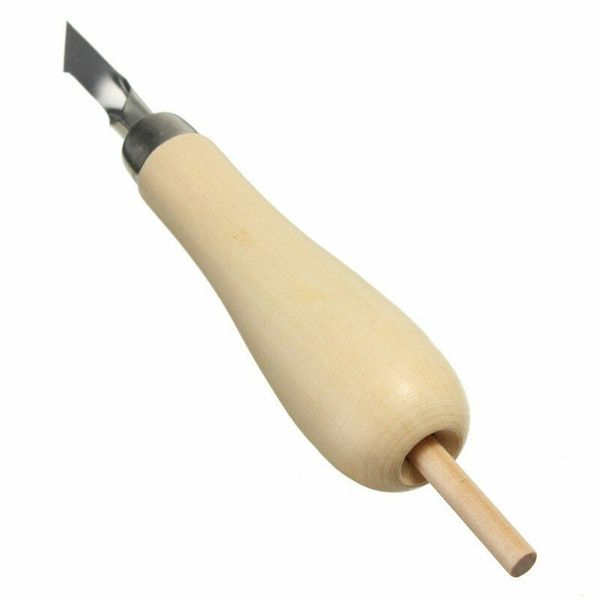 Outils de sculpture de tampon en caoutchouc de coupe Lino avec 5 bits de lame pour imprimer la sculpture de bricolage outil nécessaire