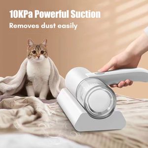 Rouleaux anti-peluches Brosses 10 KPa Lit Aspirateur Élimination des acariens UV Matelas Pet Chien Chat Cheveux Pour Oreillers Canapés Tapis 230505