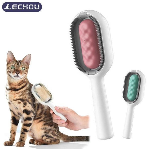 Rodillos de pelusa Cepillos Limpieza de gatos Peine Removedor de pelo de gato para eliminar el pelo flotante Pegajoso Cepillo de aseo universal para mascotas para perros y gatos emparejado con toallitas Z0601